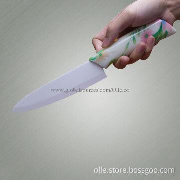 Water Transfer Printing Process Ceramic Kitchen Knife